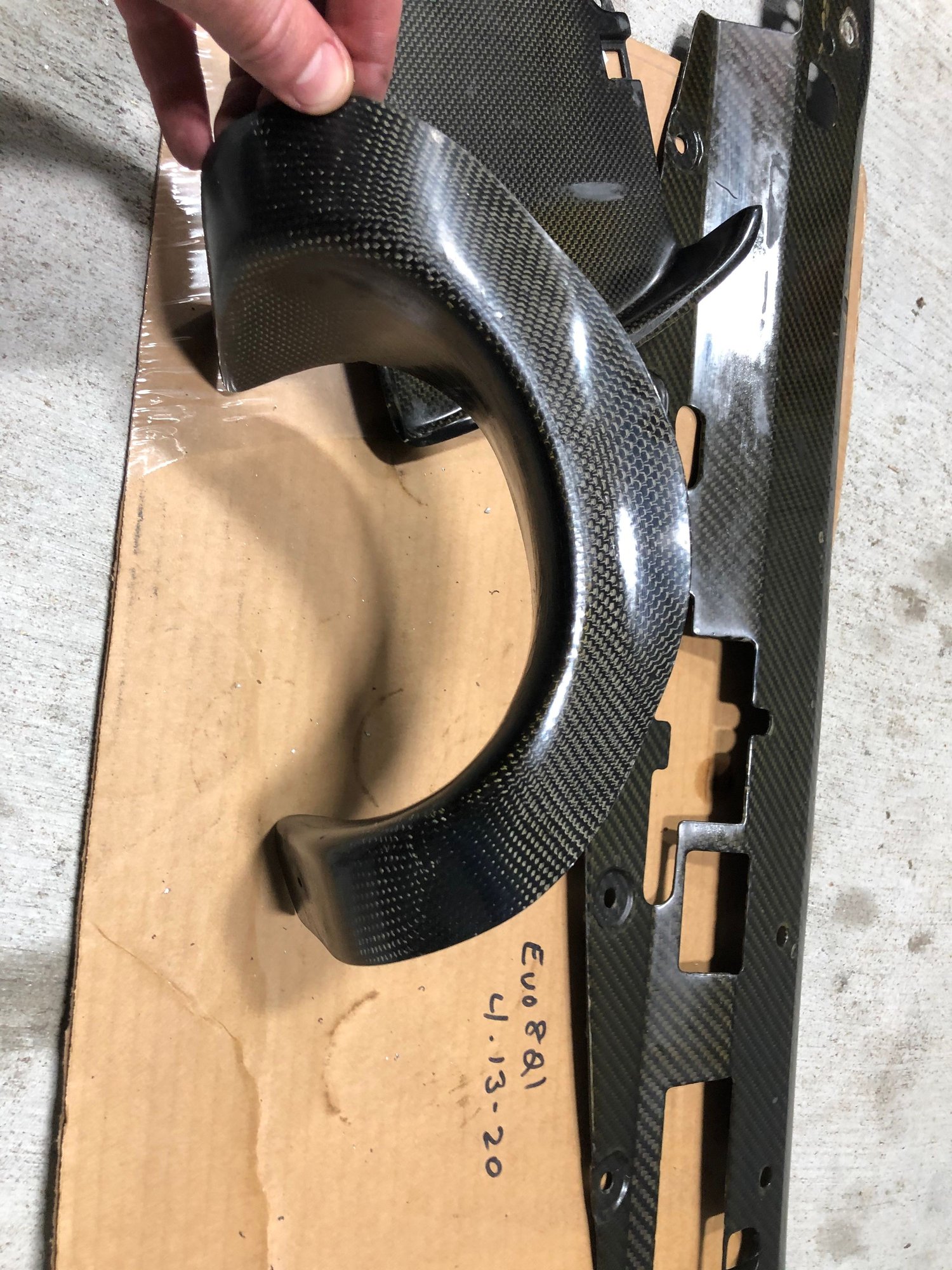 Exterior Body Parts - Evo 8-9 APR Carbon pieces - Used - 2003 to 2006 Mitsubishi Lancer Evolution - Baton Rouge, LA 70726, United States
