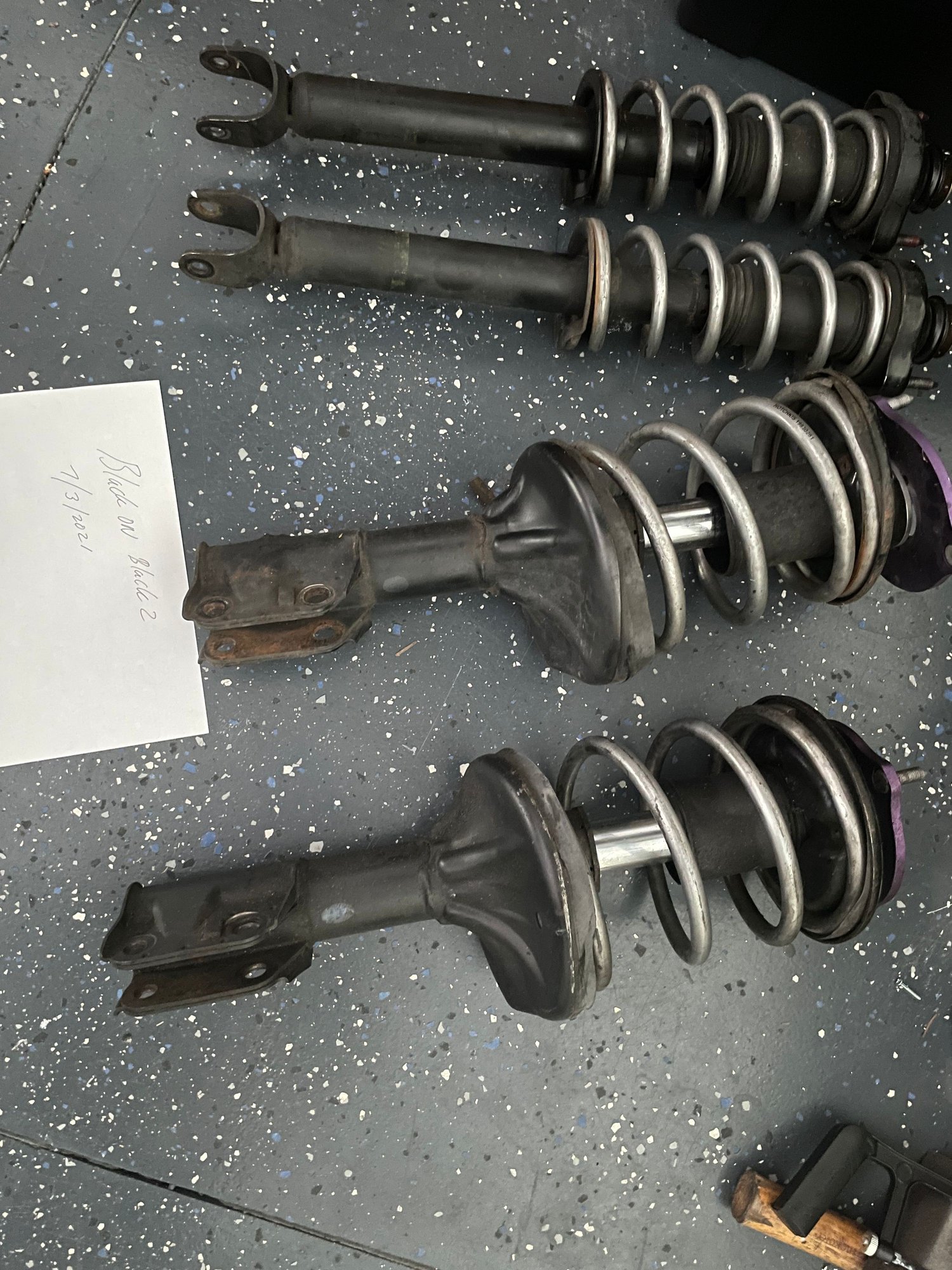 Steering/Suspension - Evo 8 gsr suspension with hotchiks springs - Used - 2003 to 2006 Mitsubishi Lancer Evolution - Atlanta, GA 30312, United States
