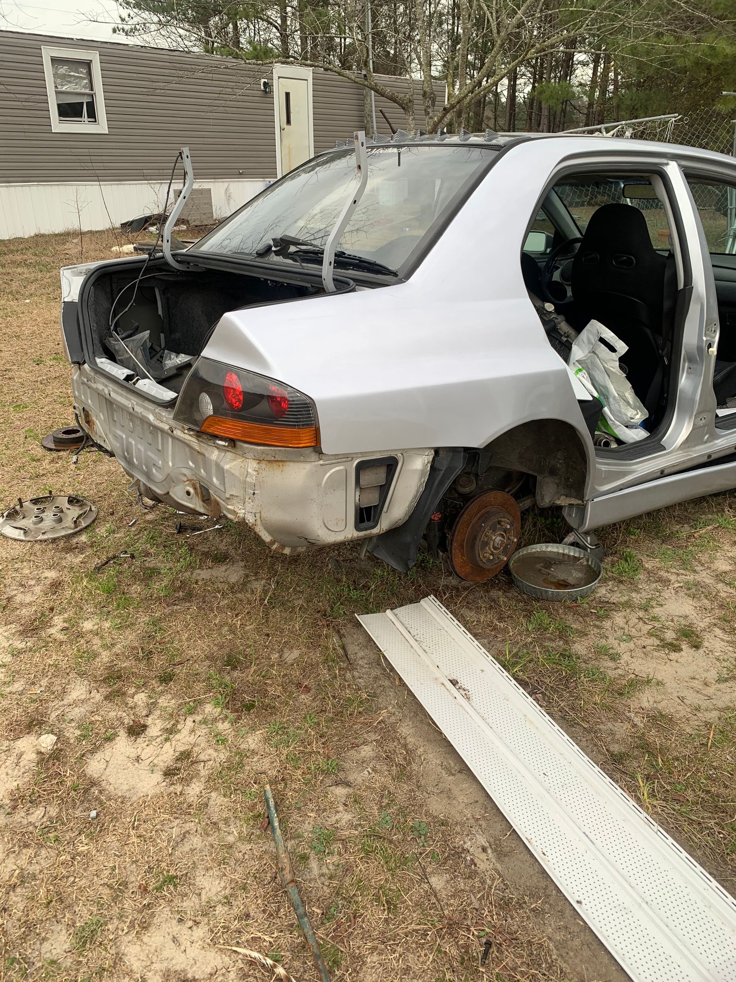 2003 Mitsubishi Lancer Evolution - Shell for sale - Used - VIN JA3AH86F33U107434 - 150,000 Miles - 4 cyl - AWD - Manual - Sedan - Silver - Orrum, NC 28369, United States