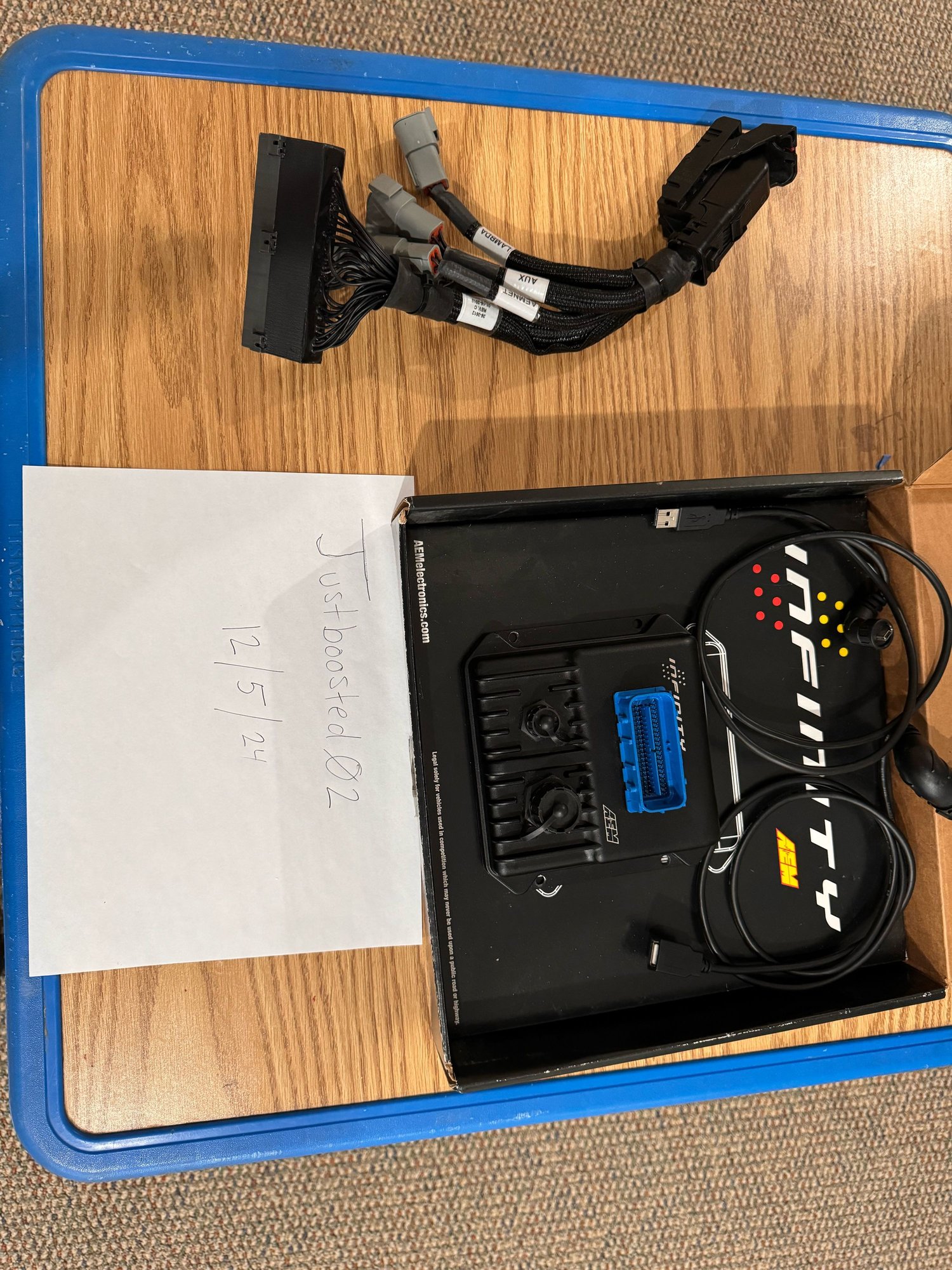 Engine - Electrical - AEM Infinity 506 with Evo 9 Plug and Play Harness - Used - 2003 to 2007 Mitsubishi Lancer Evolution - 2006 to 2007 Mitsubishi Lancer Evolution - Hollis, NH 03049, United States