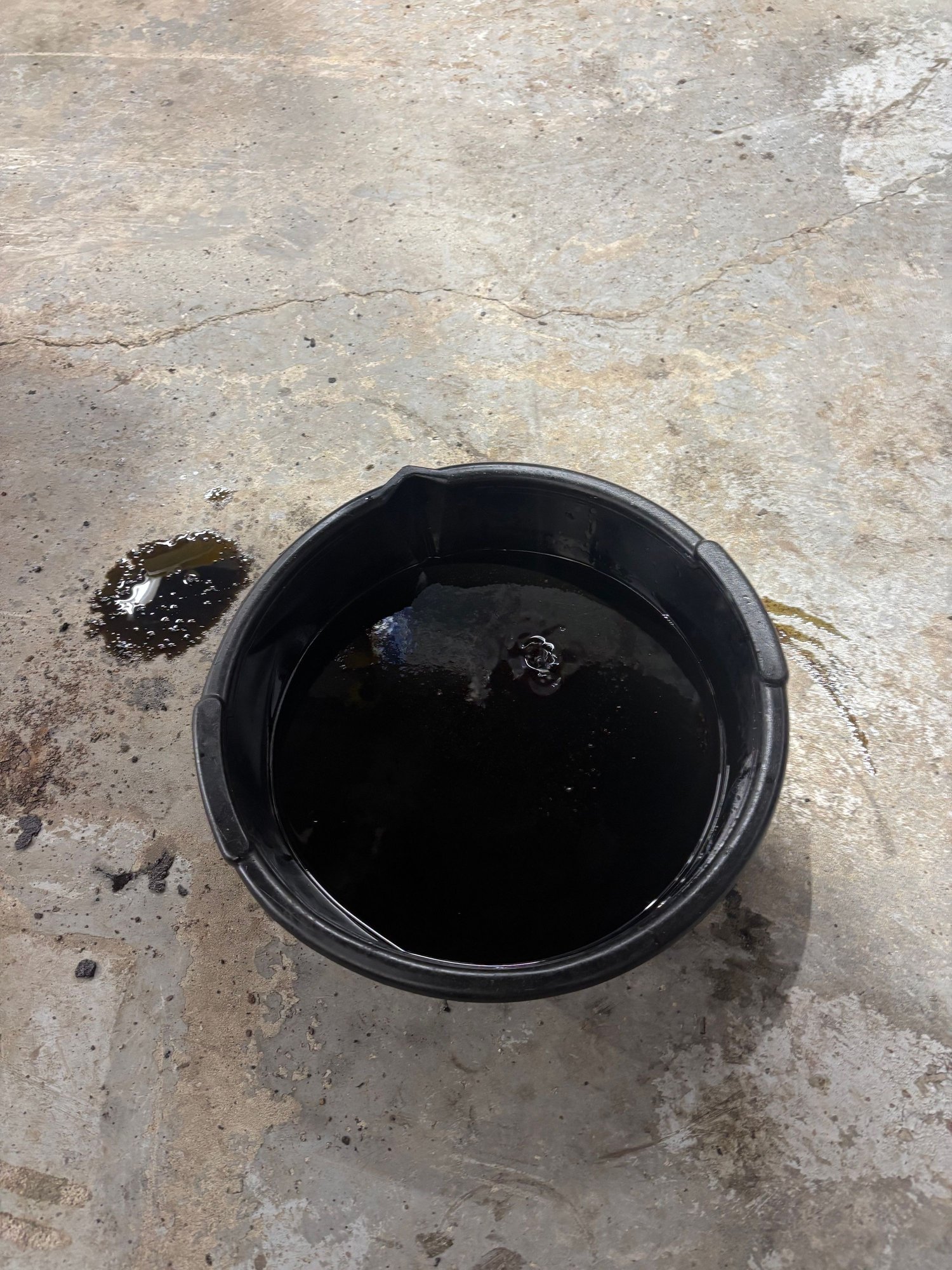 oil from T case 