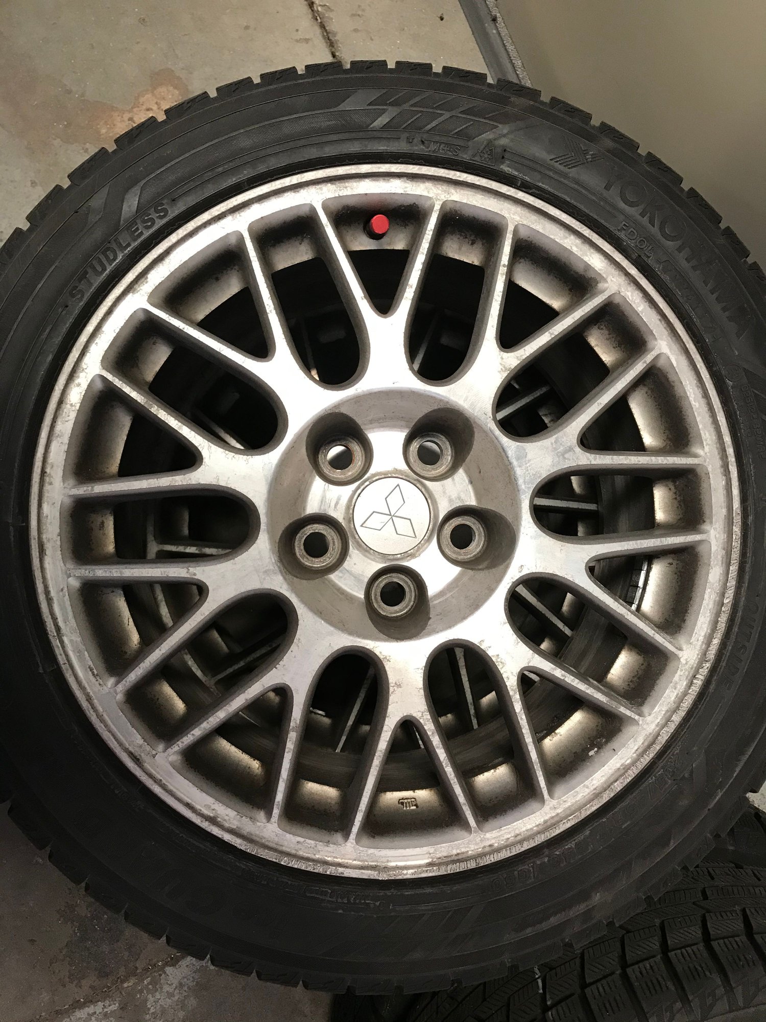 Wheels and Tires/Axles - WTB: 2 OEM EVO 7 wheels - Used - 2002 Mitsubishi Lancer Evolution - Fort Collins, CO 80524, United States