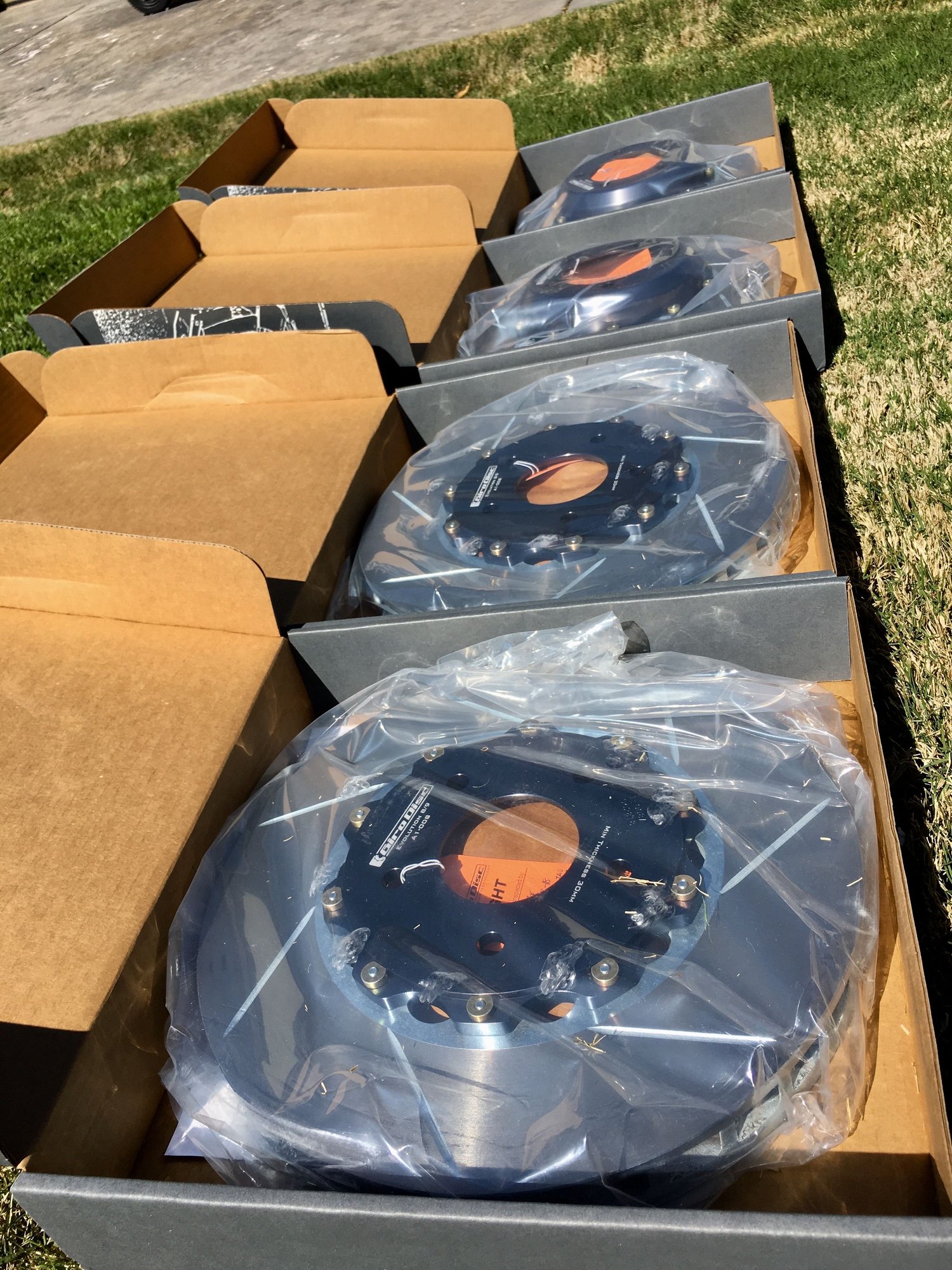 Brakes - NEW IN BOX Girodisc 2-Piece Front and Rear Brake Rotors for Evo 6/7/8/9 - New - 2003 to 2006 Mitsubishi Lancer Evolution - Newbury Park, CA 91320, United States