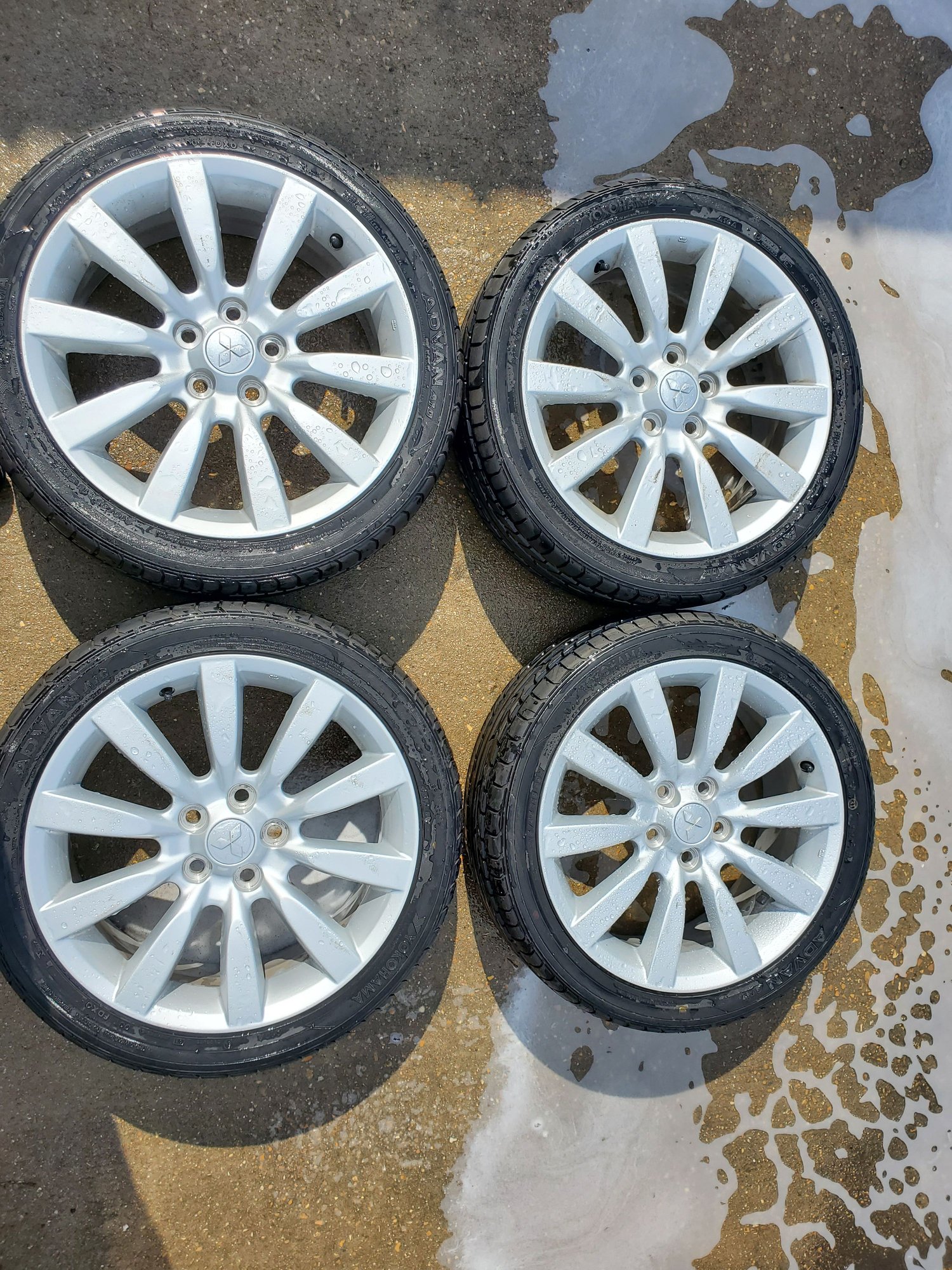 Wheels and Tires/Axles - Stock 2010 Ralliart wheels and tires for sale. - New - 2009 to 2015 Mitsubishi Lancer - Lepanto, AR 72354, United States