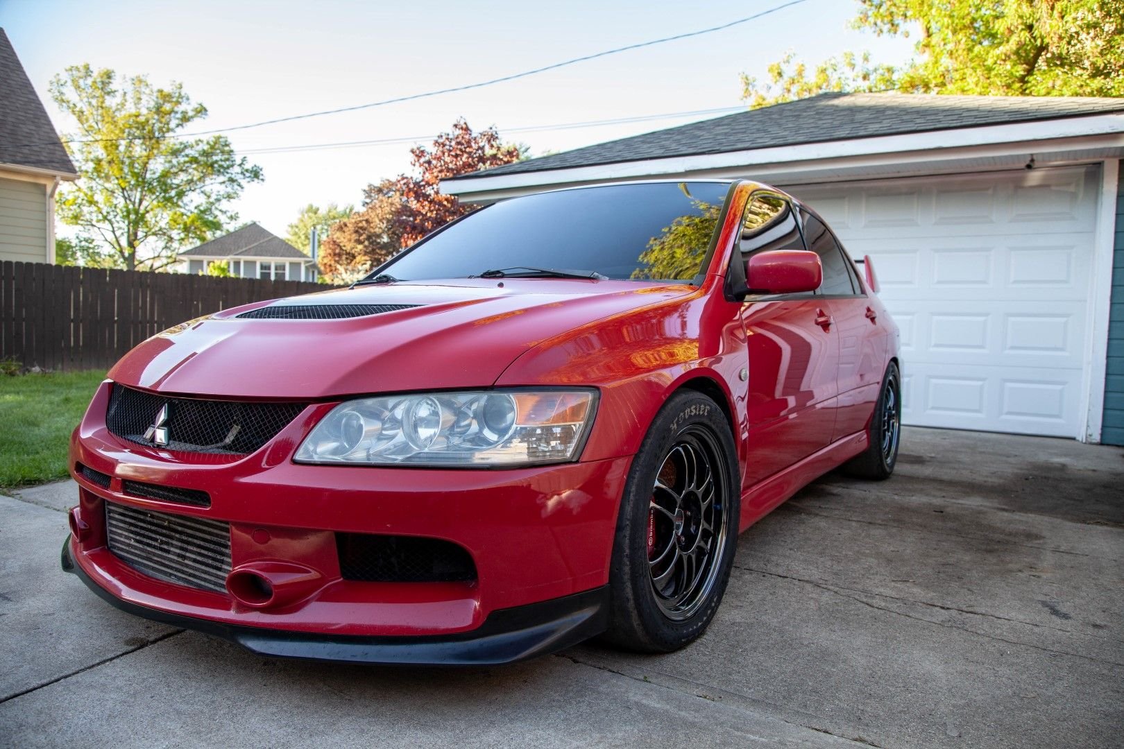 2003 Mitsubishi Lancer Evolution - Clean 2003 RR EVO Roller - Used - VIN JA3AH86F03U120352 - 129,000 Miles - Sedan - Red - Royal Oak, MI 48073, United States