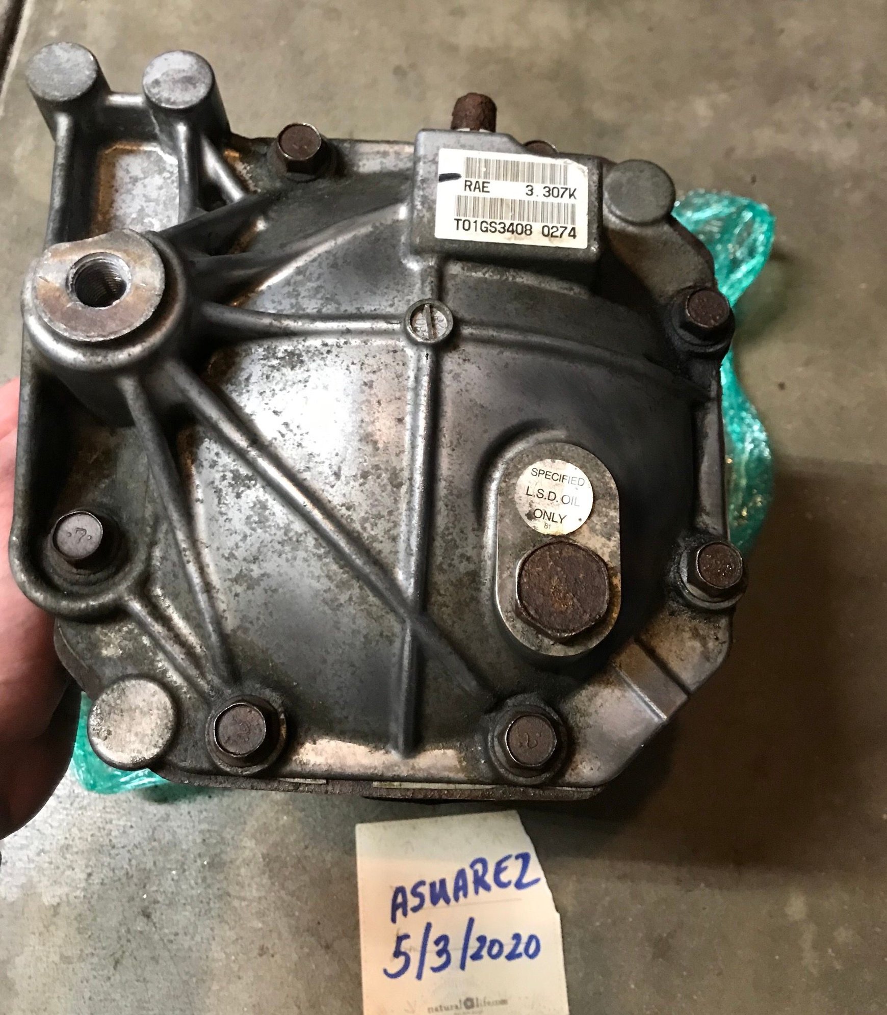Drivetrain - Evo8/ 2010+ Lsd Ralliart Rear Diff - Used - 2003 to 2015 Mitsubishi Lancer Evolution - Addison, IL 60101, United States