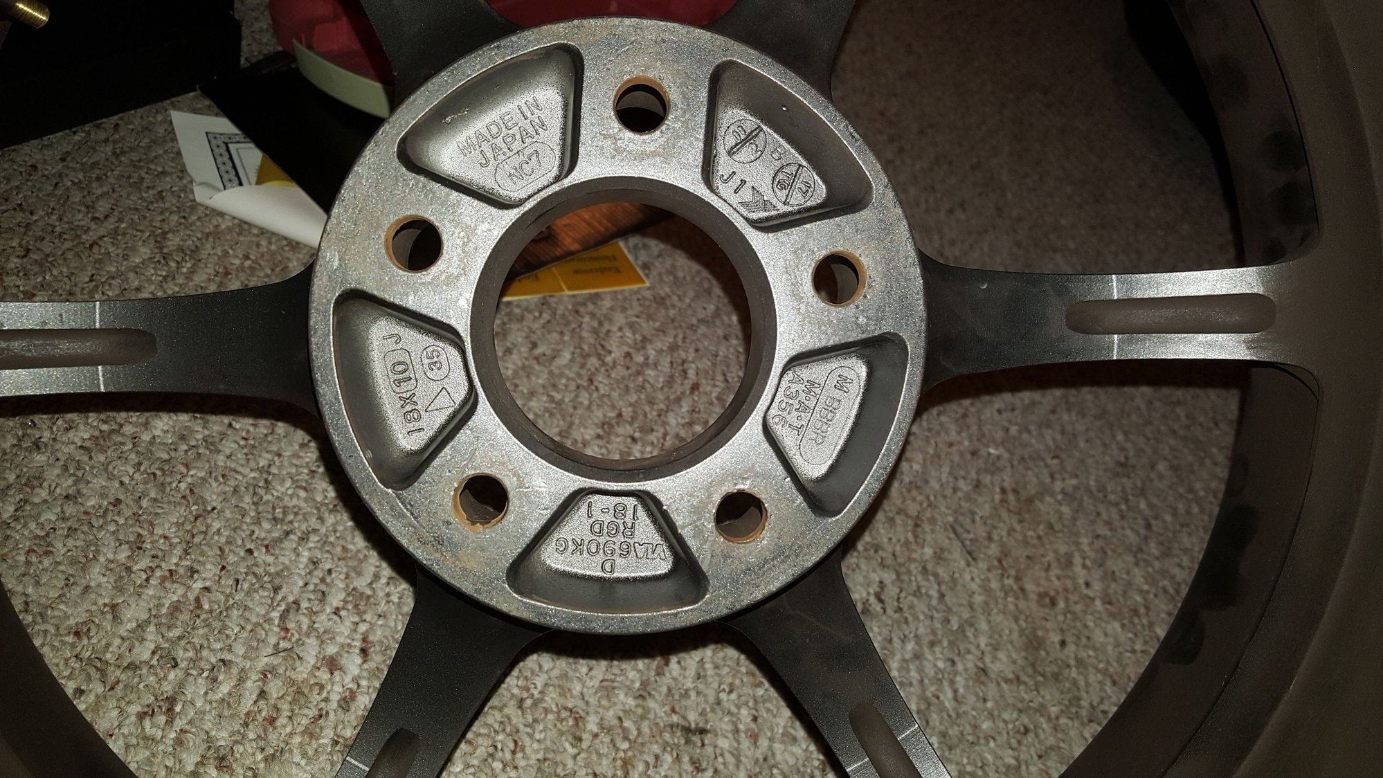 Wheels and Tires/Axles - Advan RGD 18x10 - Used - 2003 to 2015 Mitsubishi Lancer Evolution - Orlando, FL 32837, United States