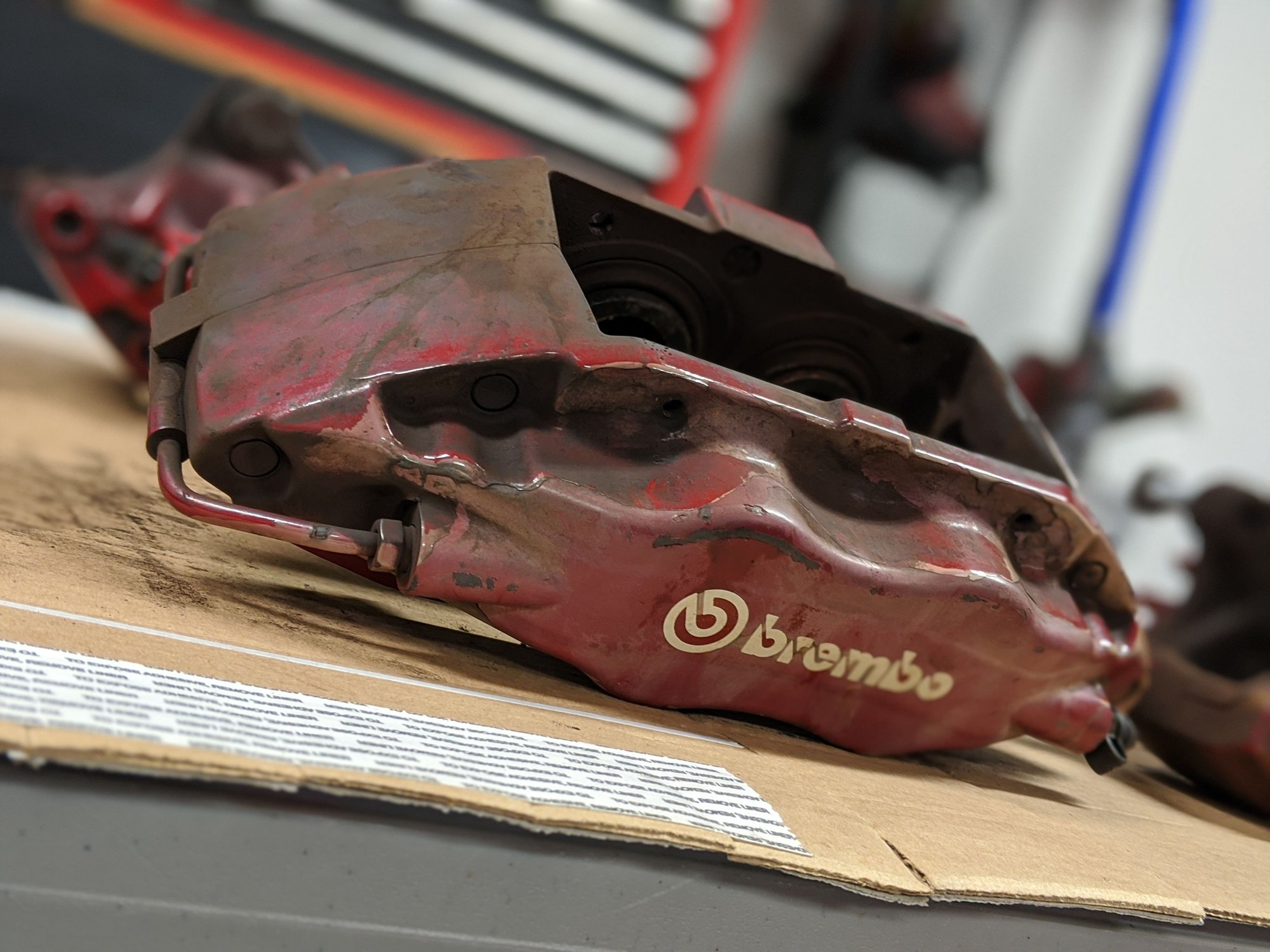 Brake Calipers PowderCoated (Tirado Custom Coatings) EvolutionM