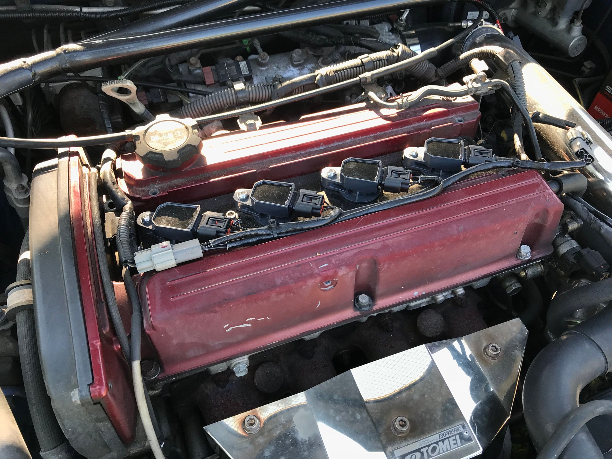 Engine - Complete - JD Customs COP kit and valve cover! - Used - 2001 to 2005 Mitsubishi Lancer Evolution - Chattanooga, TN 37421, United States