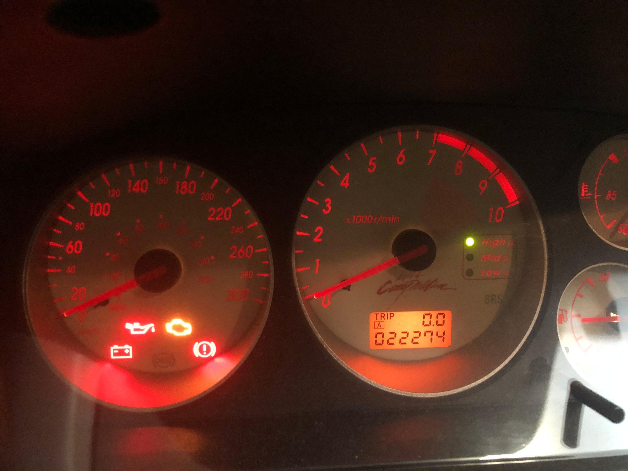 Interior/Upholstery - Evo 8/9 Ralliart Instrument Cluster JDM 300kph - Used - 2003 to 2006 Mitsubishi Lancer Evolution - Evans, GA 30809, United States
