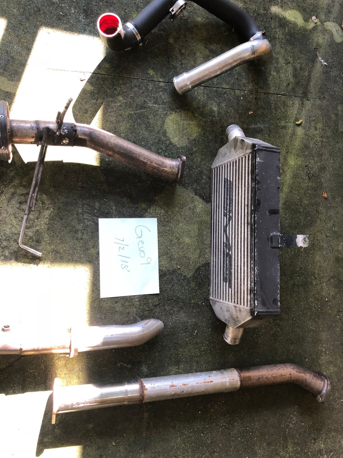Engine - Power Adders - Ams intercooler - Used - 2002 to 2006 Mitsubishi Lancer Evolution - Miramar, FL 33027, United States