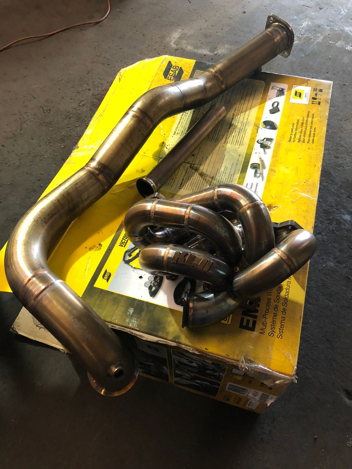 Engine - Exhaust - KLM hot kit parts - Used - 2003 to 2006 Mitsubishi Lancer Evolution - Garnerville, NY 10923, United States