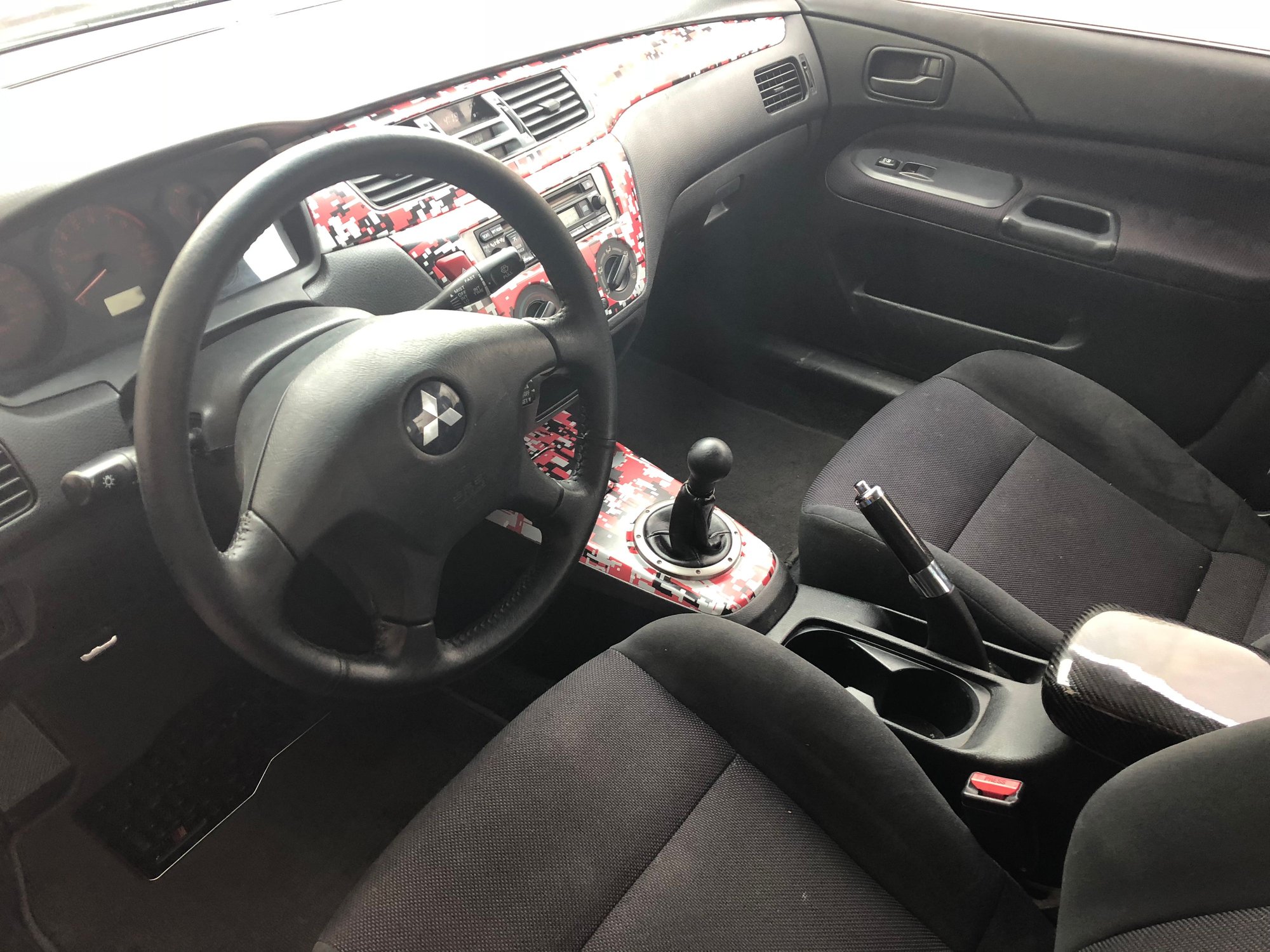 Evo x steering wheel in 2006 Ralliart EvolutionM Mitsubishi Lancer