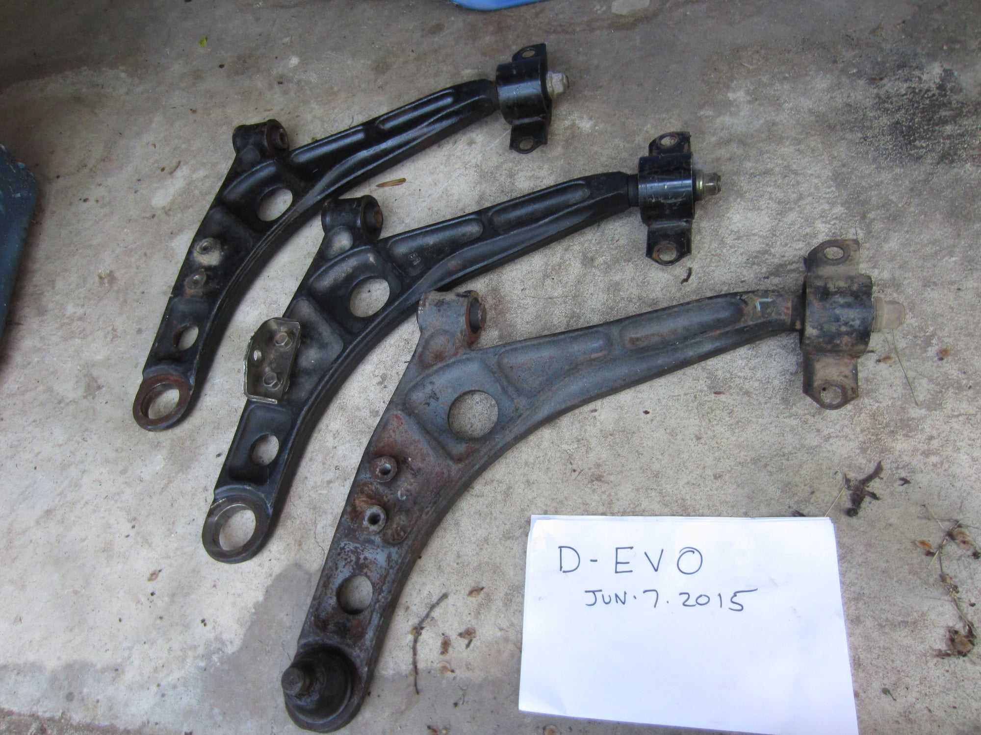 Steering/Suspension - Evo Front Control Arms - Used - 1995 to 1999 Mitsubishi Lancer Evolution - West Bloomfield, MI 48322, United States