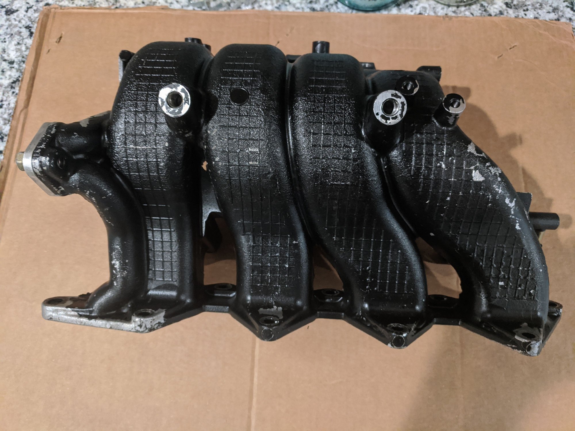 Engine - Intake/Fuel - Strictly Modified OEM Ported Intake Manifold - Used - 2003 to 2006 Mitsubishi Lancer Evolution - St. Charles, MO 63303, United States