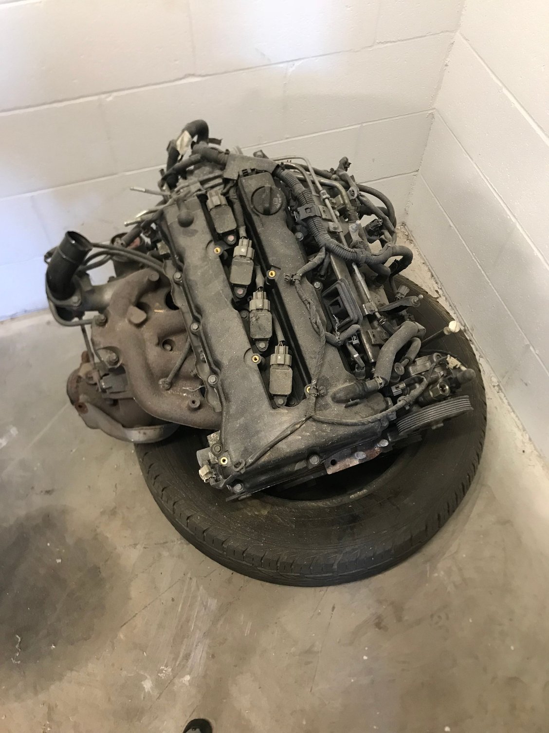 Engine - Complete - 2008 EvoX oem long block - Used - 2008 to 2015 Mitsubishi Lancer Evolution - Columbus, OH 43136, United States