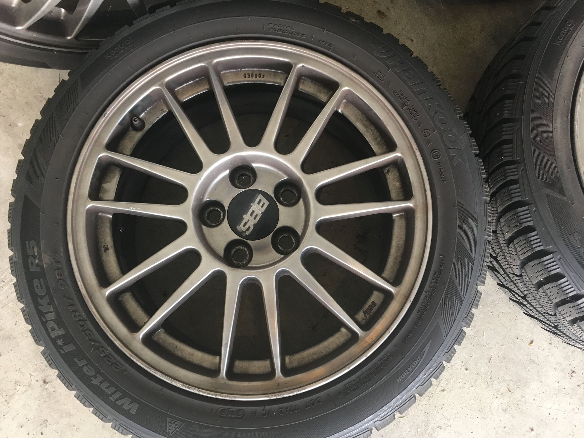 Wheels and Tires/Axles - Evo 9 SE BBS wheels with Hankook Snow tires - Used - All Years Any Make All Models - West Lafayette, IN 47906, United States