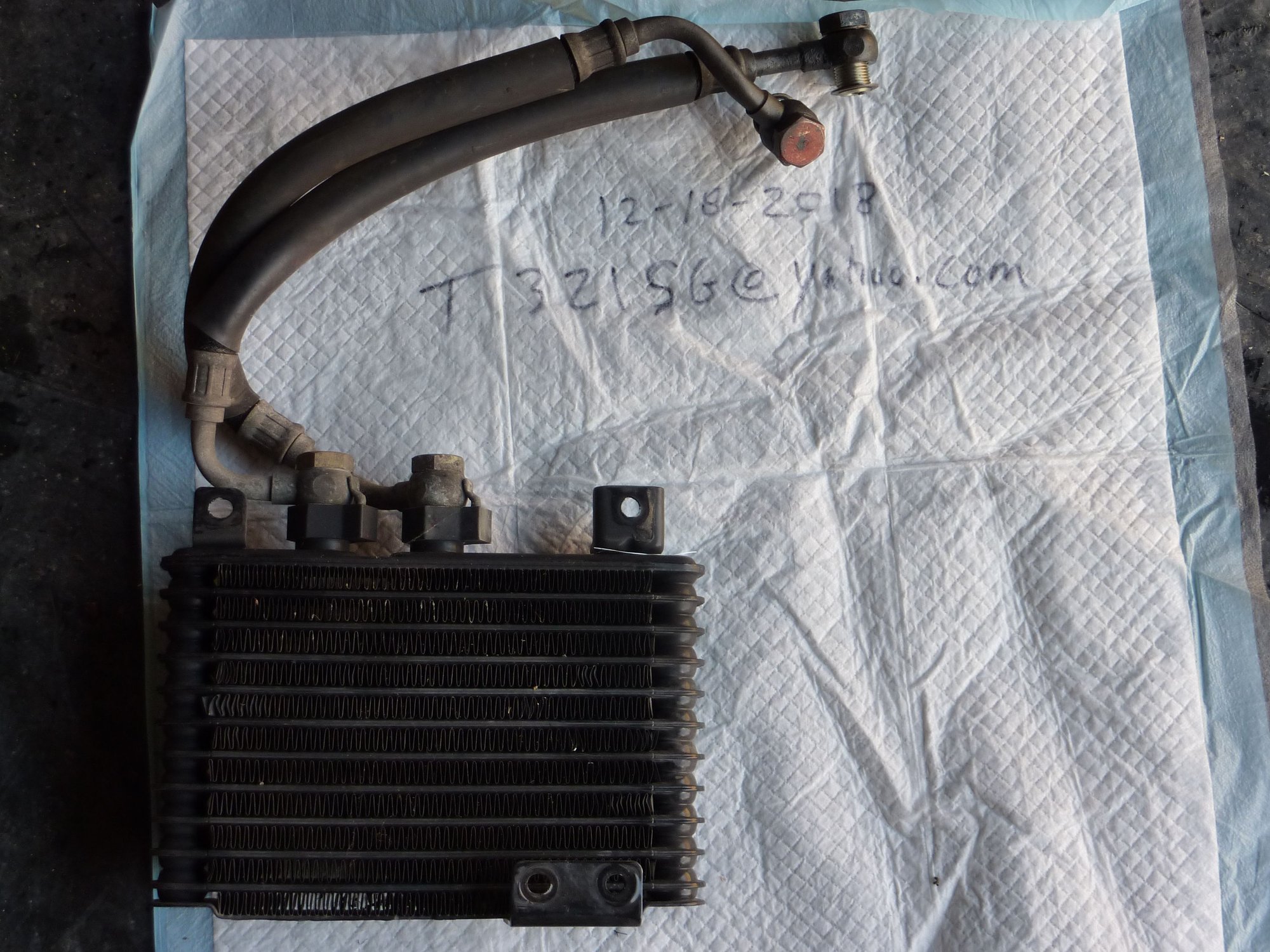 Engine - Internals - 2005 Evo 8 stock oil cooler - Used - 2005 to 2006 Mitsubishi Lancer Evolution - Charleston, WV 25301, United States