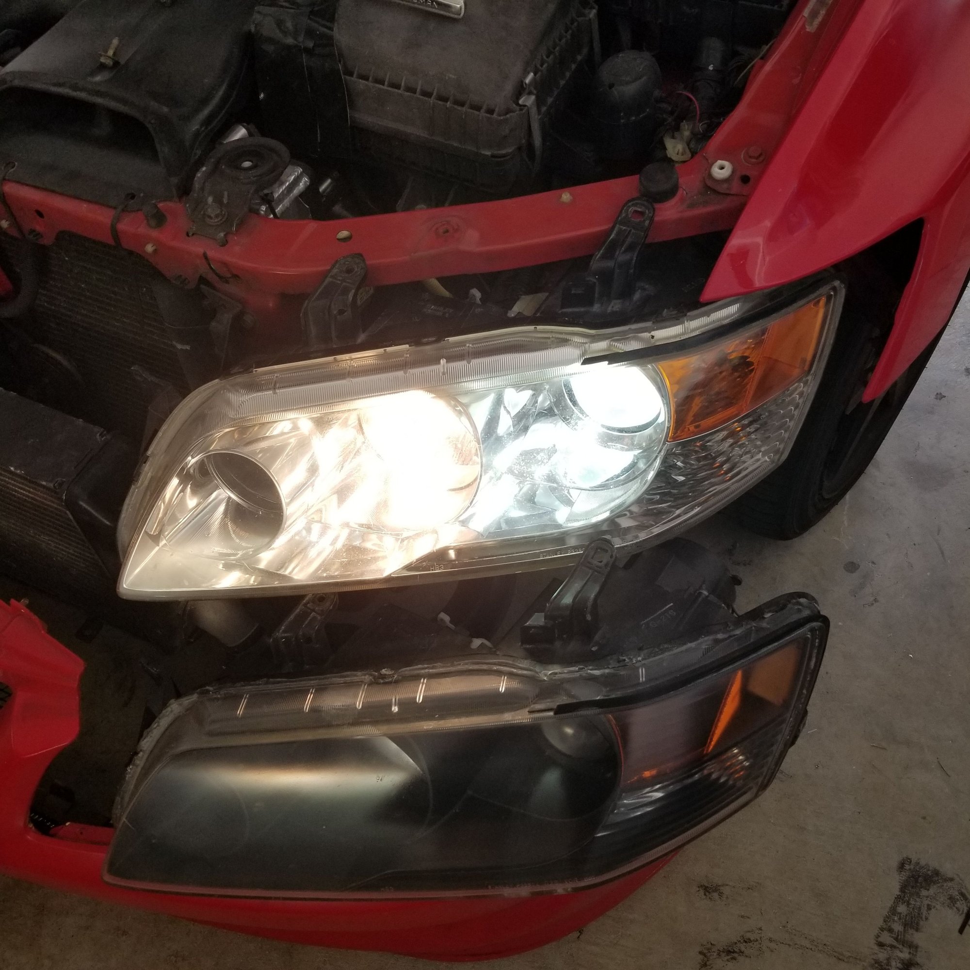 Lights - Evo 8/9 Driver Headlight, MAF, Stereo, IC Tank - Used - 2003 to 2007 Mitsubishi Lancer Evolution - Cape Coral, FL 33915, United States