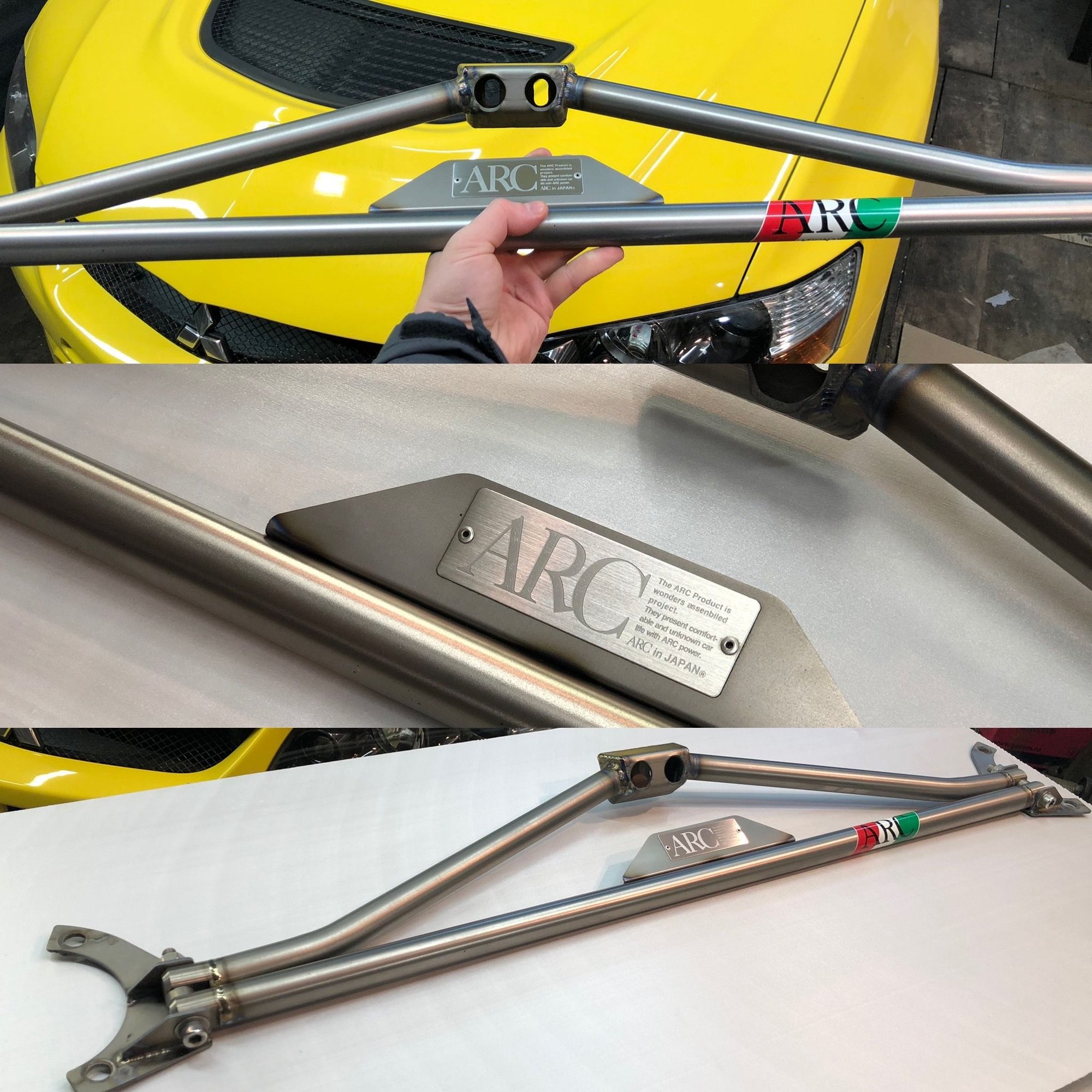 Titanium ARC strut bar , Ralliart shift console, cluster gauge s1 type