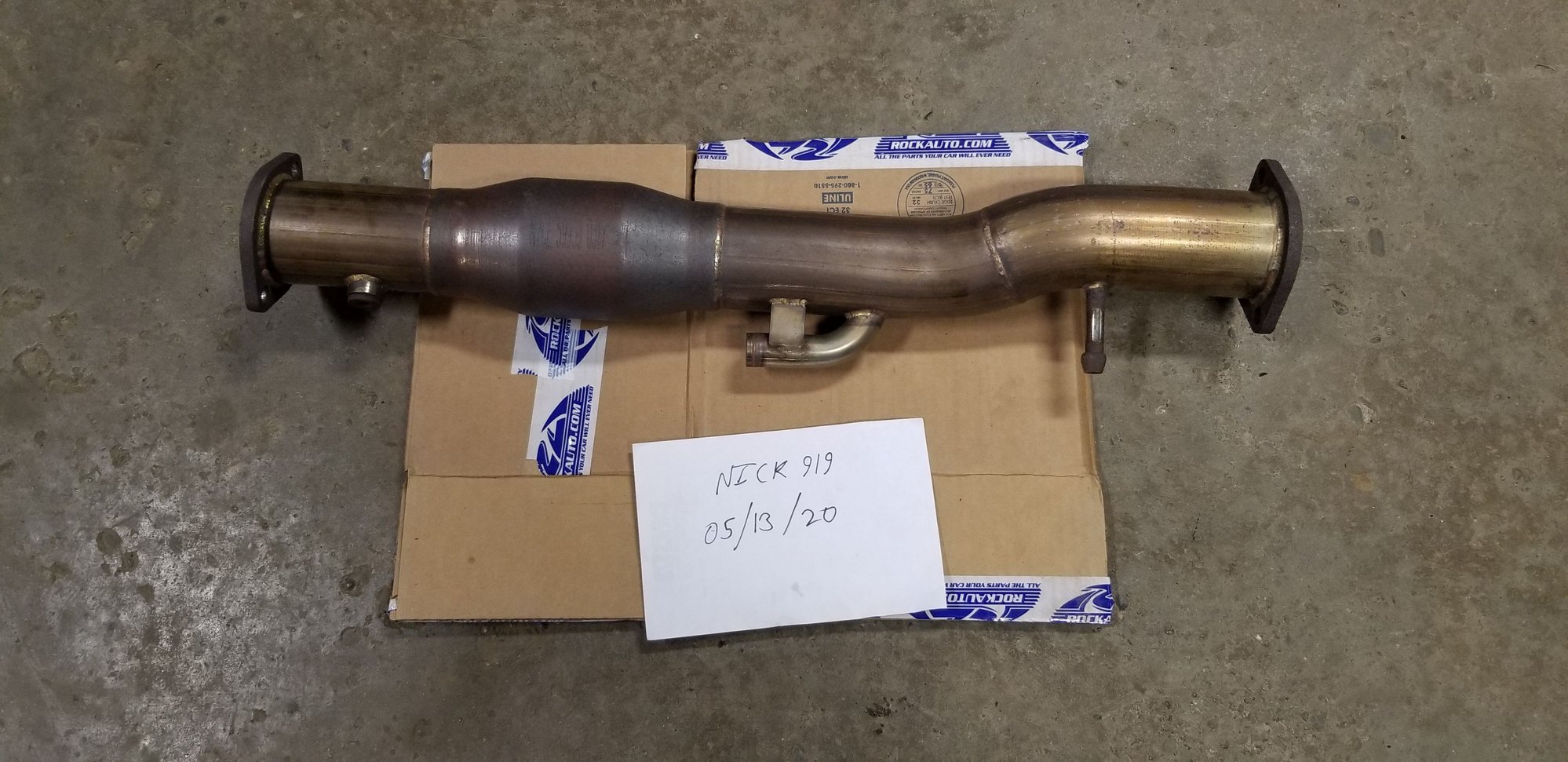 Engine - Exhaust - ETS 3" HFC Test Pipe Evo X - Used - 2008 to 2015 Mitsubishi Lancer Evolution - Walton, NY 13856, United States