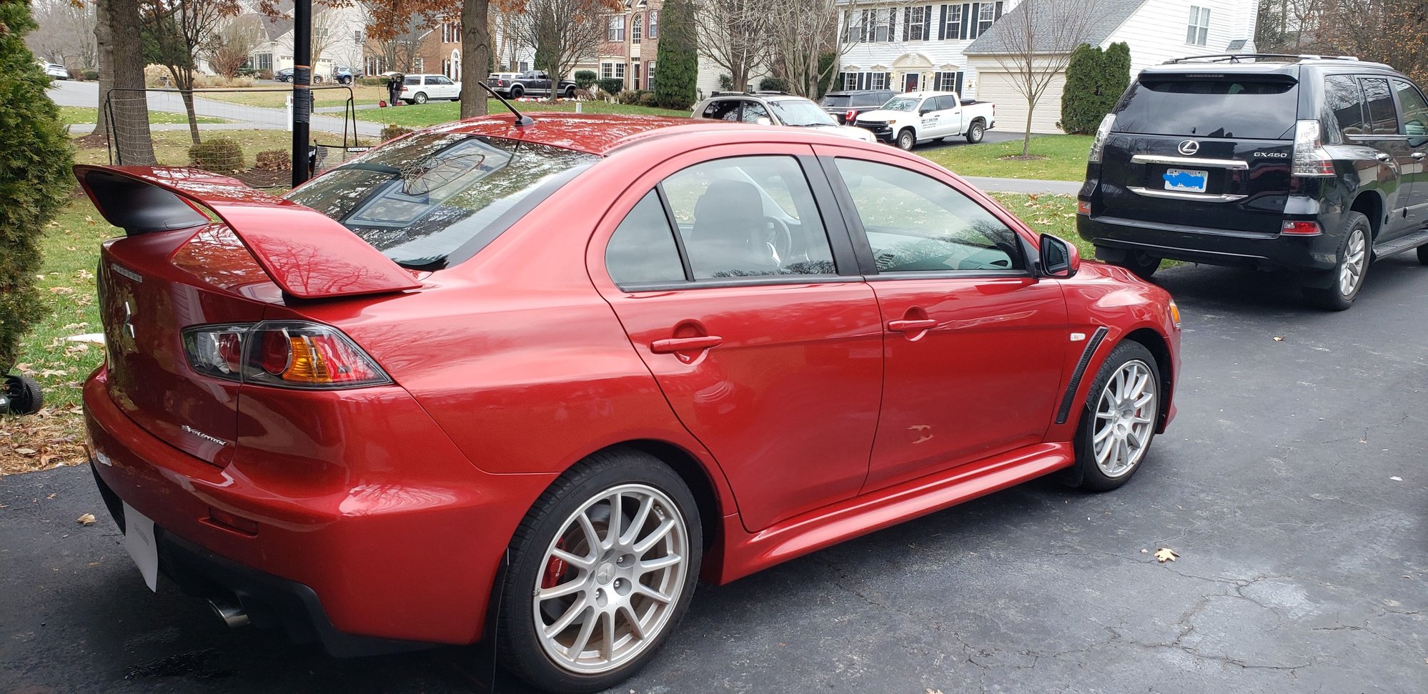 2011 Mitsubishi Lancer Evolution - Negligented EVO X - Used - VIN JA32W8FV2BU043693 - 47,200 Miles - 4 cyl - AWD - Manual - Sedan - Red - Manassas, VA 20112-7826, United States