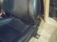 This is the wear on the driver's seat