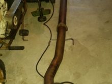 Had to remove exhaust.