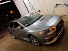 my friend loved this picture, this was just before I got my clear bar installed. Full hood, mirrors, front, lights and left and right fenders. Friday it's going in for Nano coating :-)