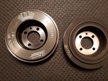 Fluidampr pulley vs oem crank pulley