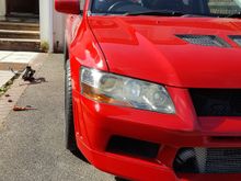 Front pokes out more?