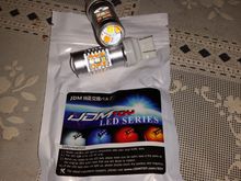 7440 LED switchback bulbs (got mine from iJDMtoy)
