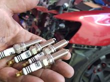 HKS spark plugs going into 4b11
