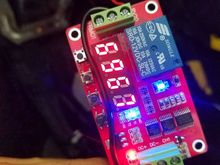 Timer controlled delay relay board