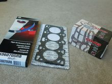 gates serpentine belt, 87mm cometic mls, 2003 outlander water pump =)