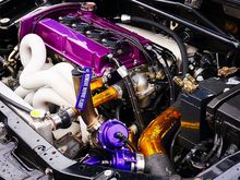 Detailed pictures of the engine bay