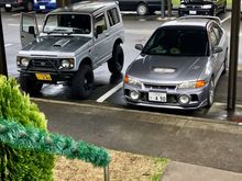 My Evo and my 96 Jimny