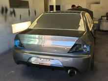 Getting ready to dip the evo