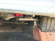 Drivers side LCA angle.