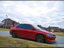 rally red evo 8