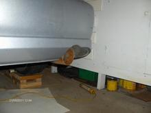 Tight to the bumper, but safe.