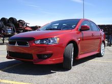 Red Lancer GTS 2010 cvt sun &amp; sound