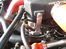 RH Bracket for water to air intercooler