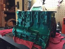 Jamaican teal powder coated block