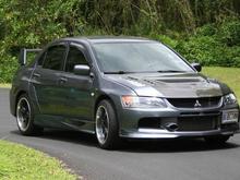 Voltex rear, JDM bumper, Voltex side skirt, Vis Tracer Hood. Rims 18x9  20