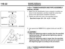 The correct way of installing double Belleville washers is mentioned in Evo X Service Manual 11B-22 and 15-21.