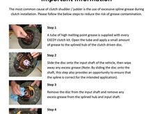 ^ Exedy Tech Note 051 - Correct Grease Application.