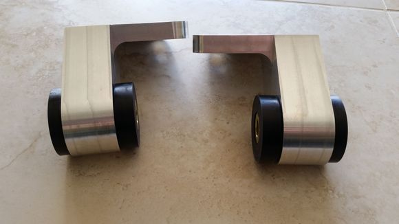 The thickness of these bushings is confidence inspiring.  This is why the noise level from these mounts is so little.  Very daily driver friendly.