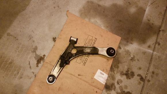 Removed front control arms