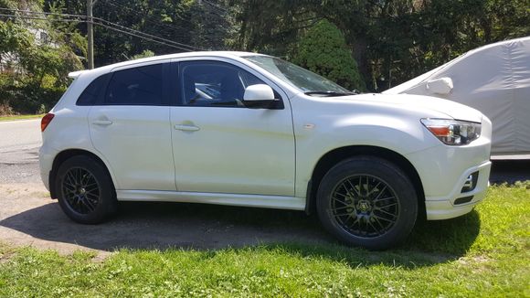 Added grey Enkei 18X8 rims